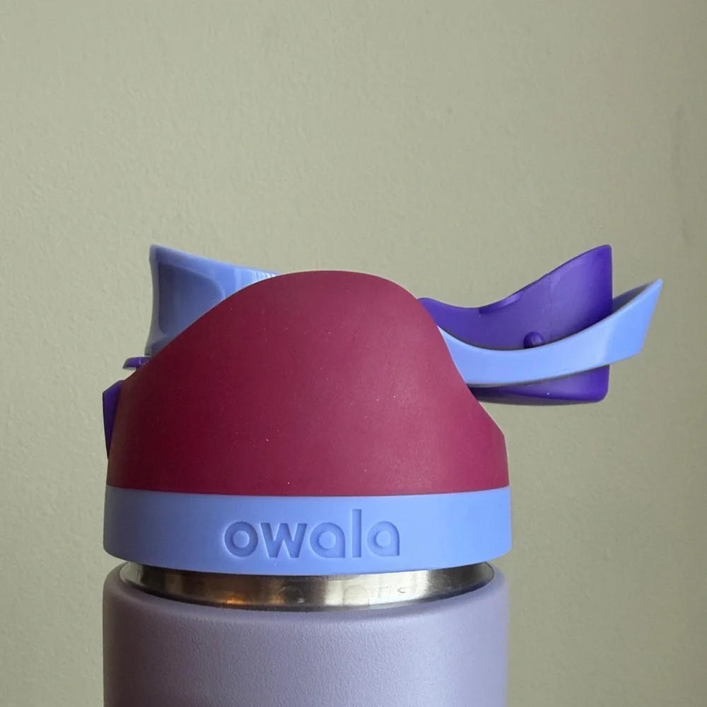 Owala Purple and Pink Water Bottle 24oz - Picture 3 of 9